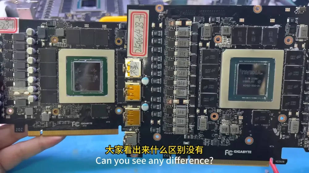 A repair technician discovers three out of four RTX 4090s are fakes containing RTX 3000 series GPUs
