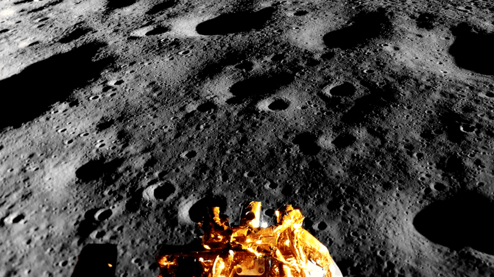 Aerospace company Firefly released fantastic POV footage of Blue Ghost landing on the Moon
