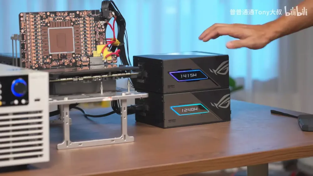 Asus delivers 2,600W to RTX 5090 to demonstrate the new cableless GPU power connector works