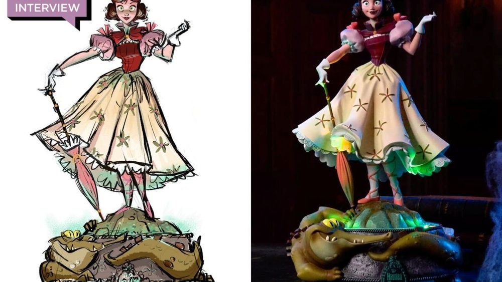 Các mô hình 'Haunted Mansion' tái hiện tinh thần của chuyến đi cổ điển tại Disneyland