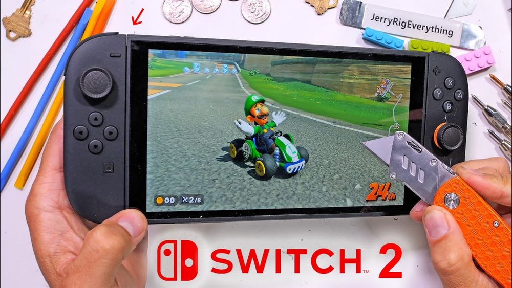 Nintendo Switch 2 withstands over 50 hammer blows in a rigorous durability test